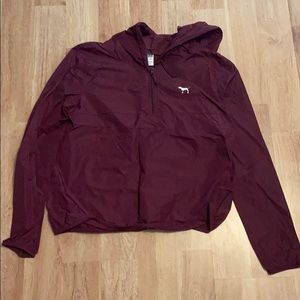 Hooded Zip Up Pullover Windbreaker